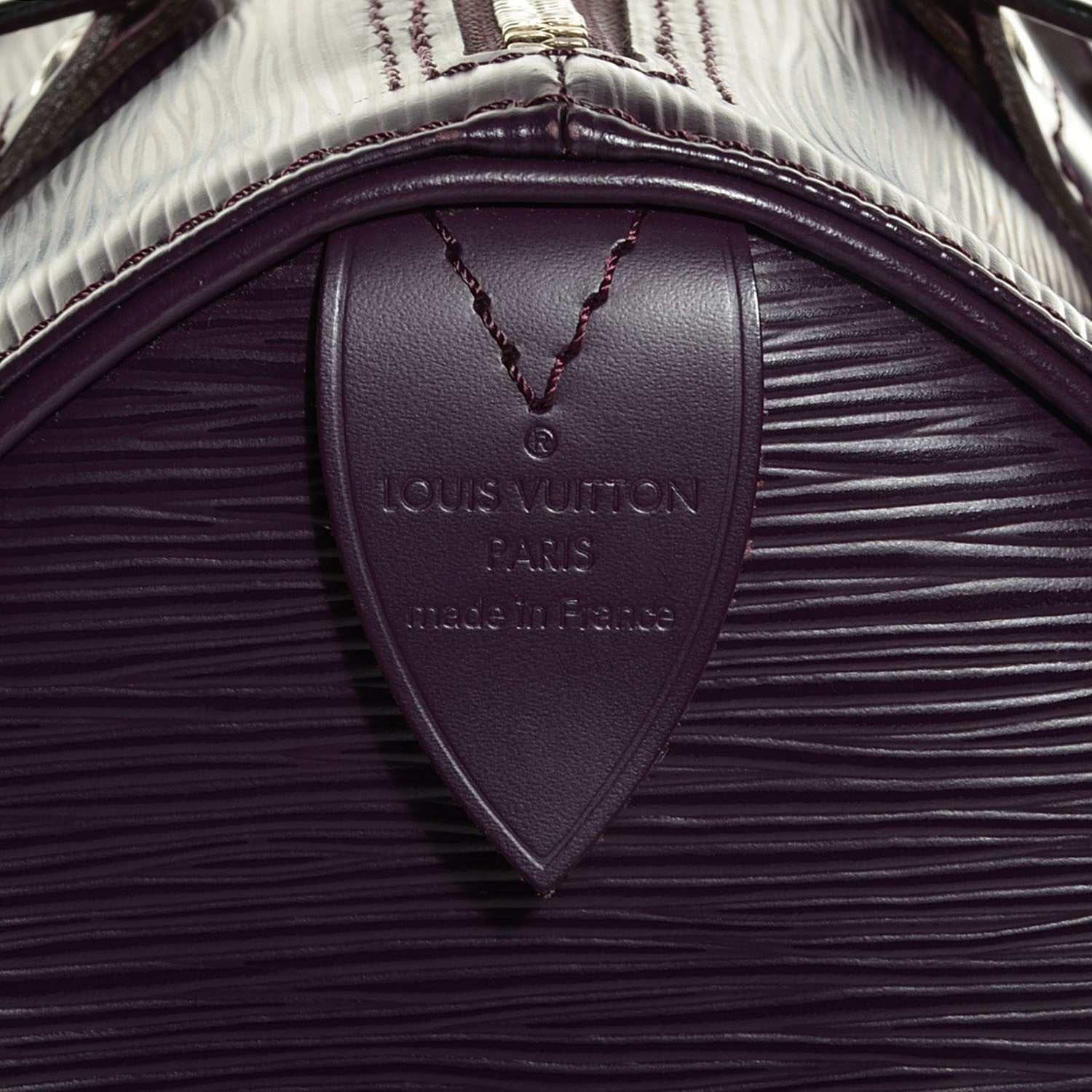 Louis Vuitton Epi Speedy 25 Cassis Purple 6 of 7