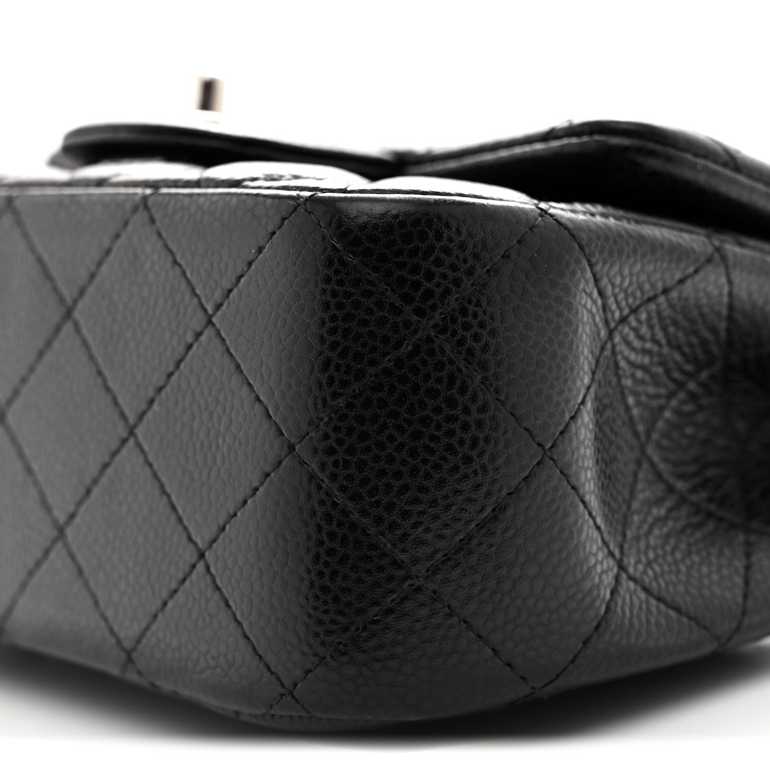 Chanel Caviar Quilted Mini Square Flap Black 10 of 10