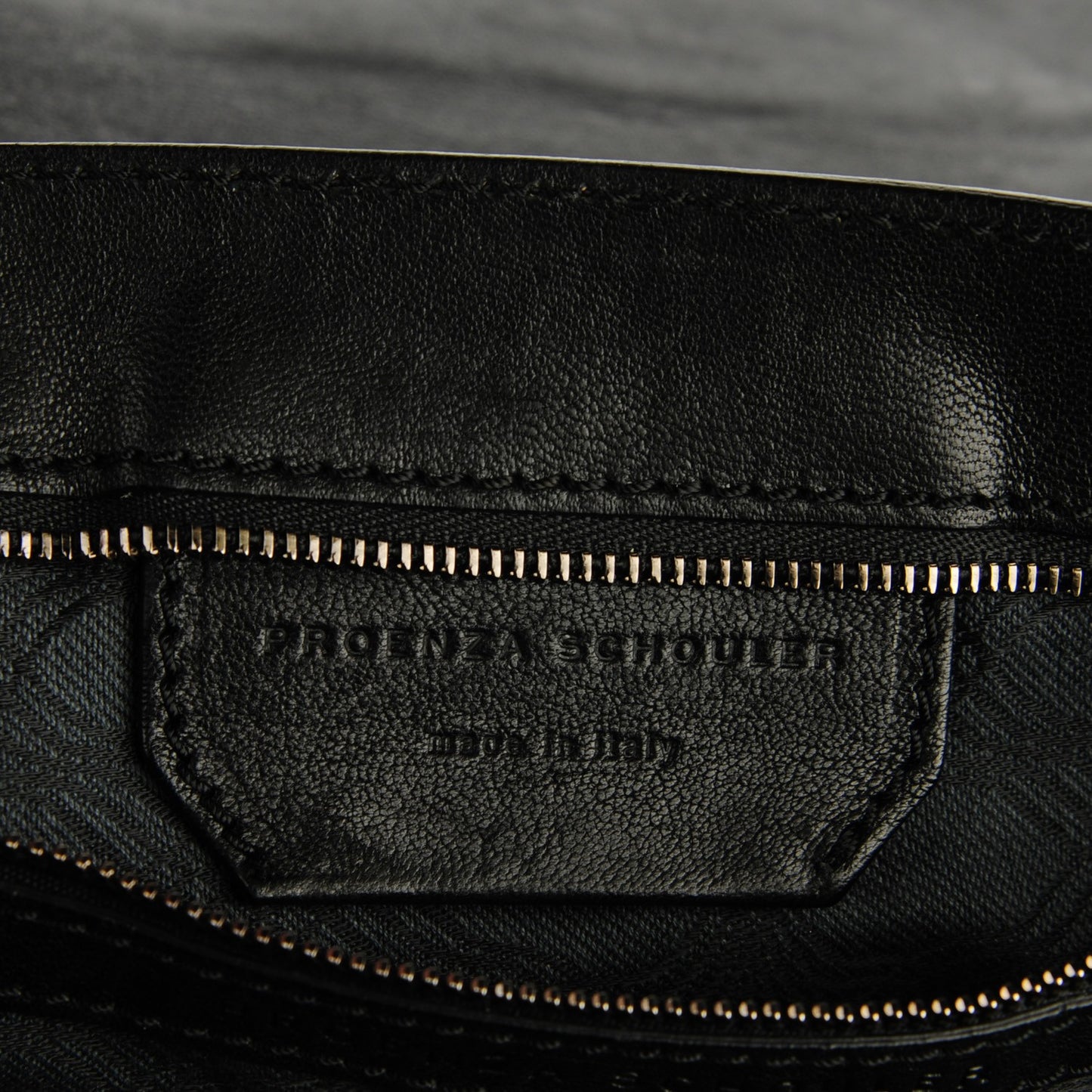 Lambskin PS1 Extra Large Satchel Black