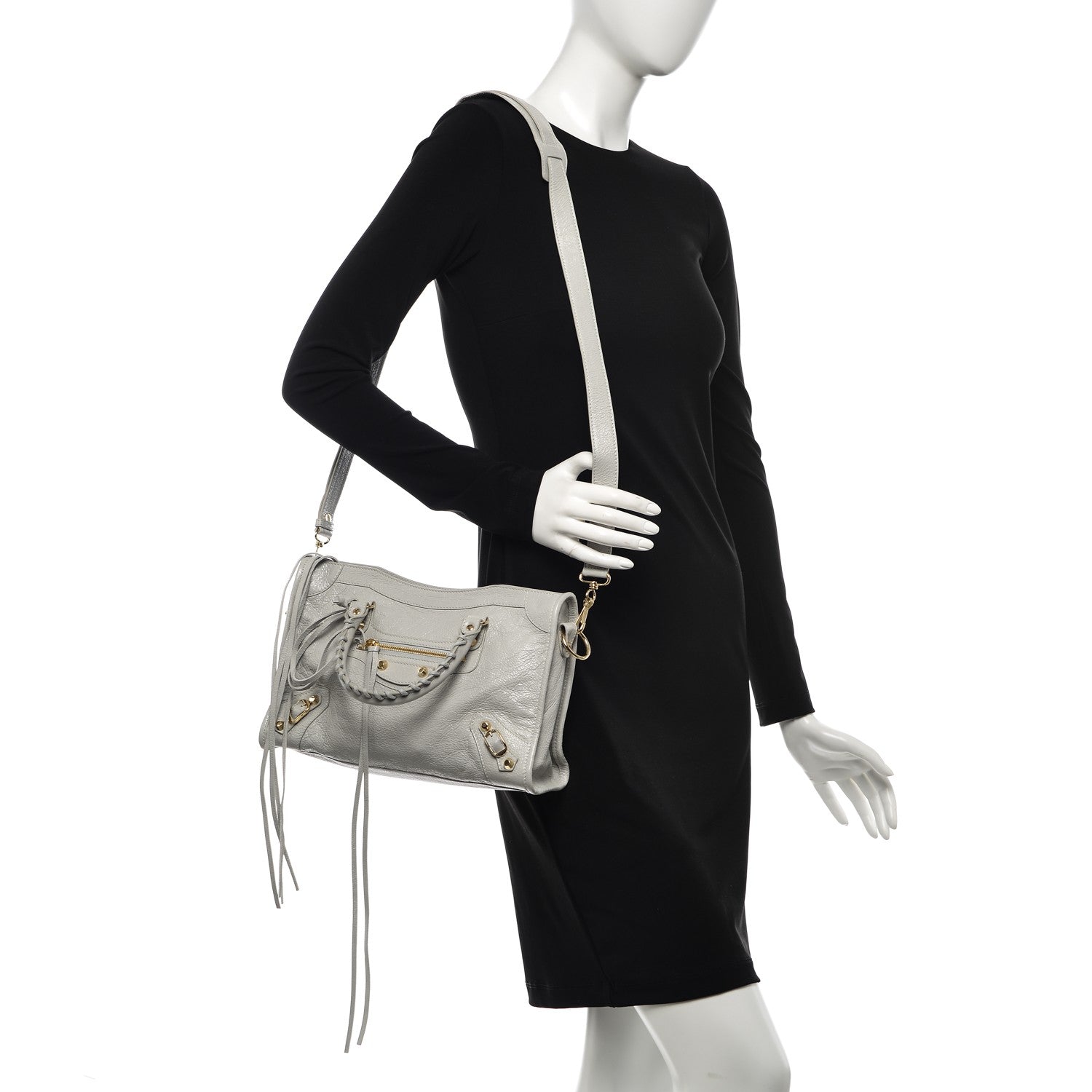 Balenciaga Agneau Classic Hardware S City Gris Nuage 2 of 7