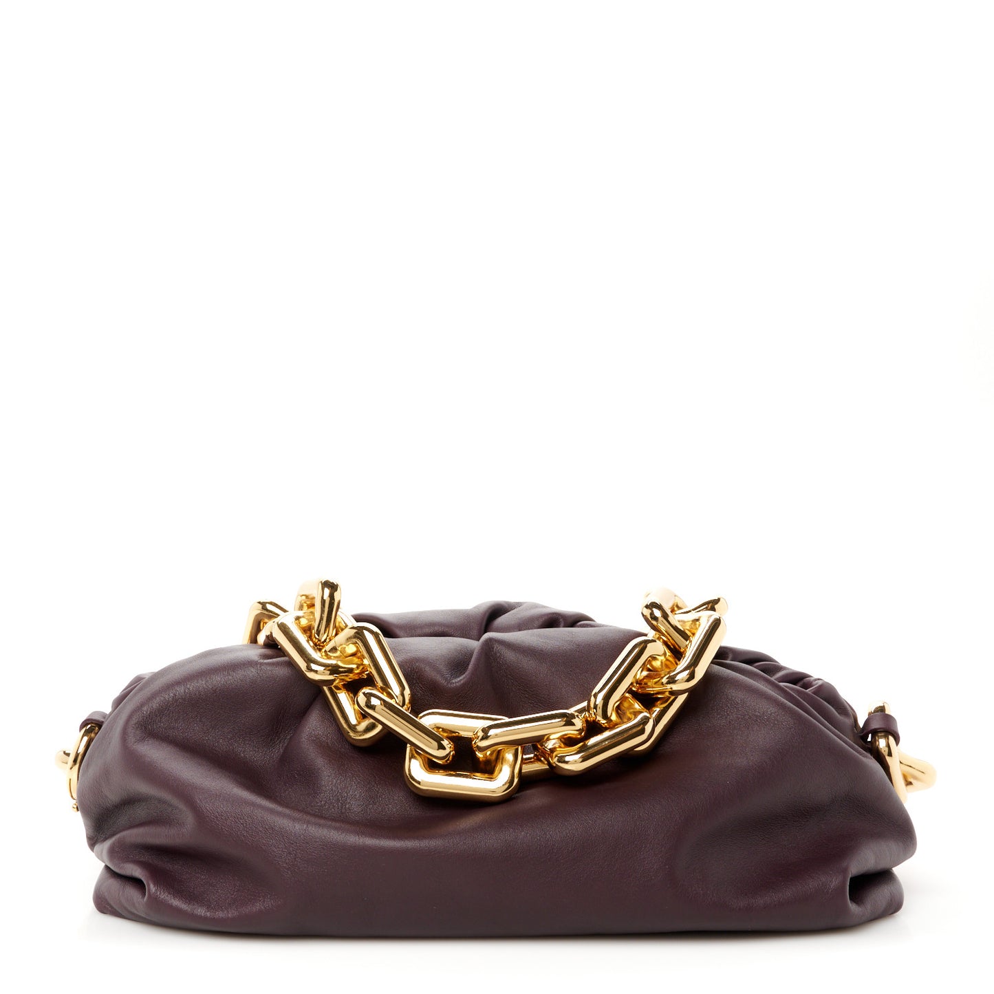 Calfskin The Pouch Chain Grape