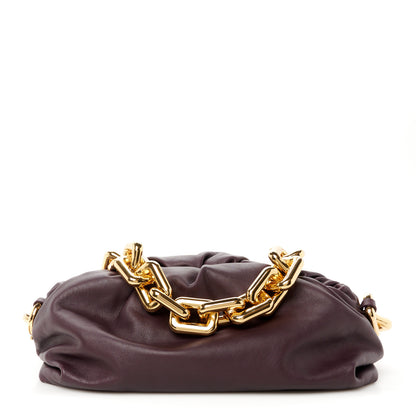 Bottega Veneta Calfskin The Pouch Chain Grape 1 of 11