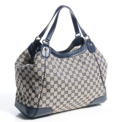 Gucci Monogram Medium Brick Lane Tote Navy 3 of 7