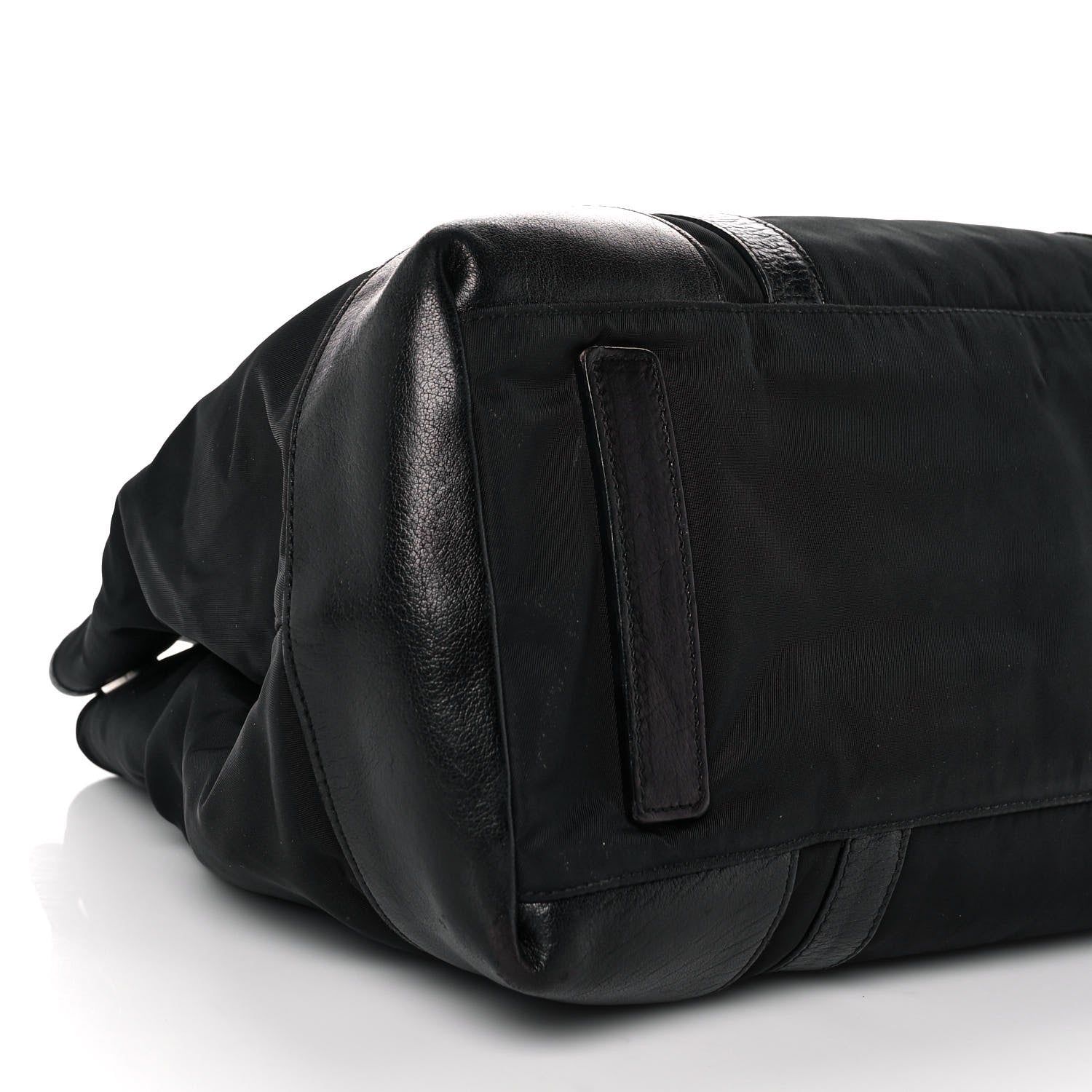 Prada Tessuto Nylon Soft Calf Tote Black 4 of 7
