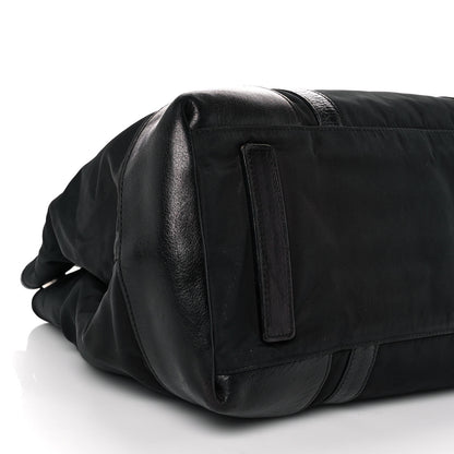 Prada Tessuto Nylon Soft Calf Tote Black 4 of 7