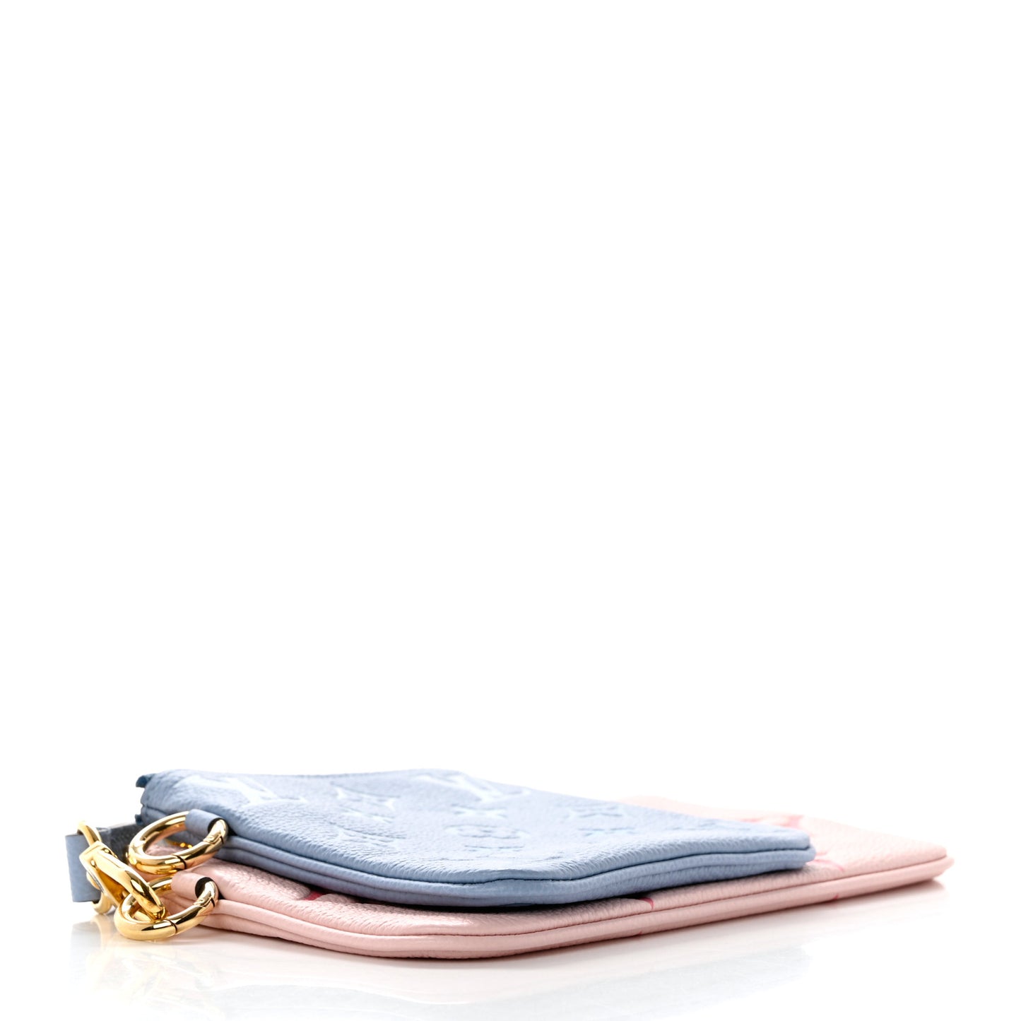Empreinte Monogram Giant By The Pool Trio Pouch Rosebud Summer Blue Cream Saffron