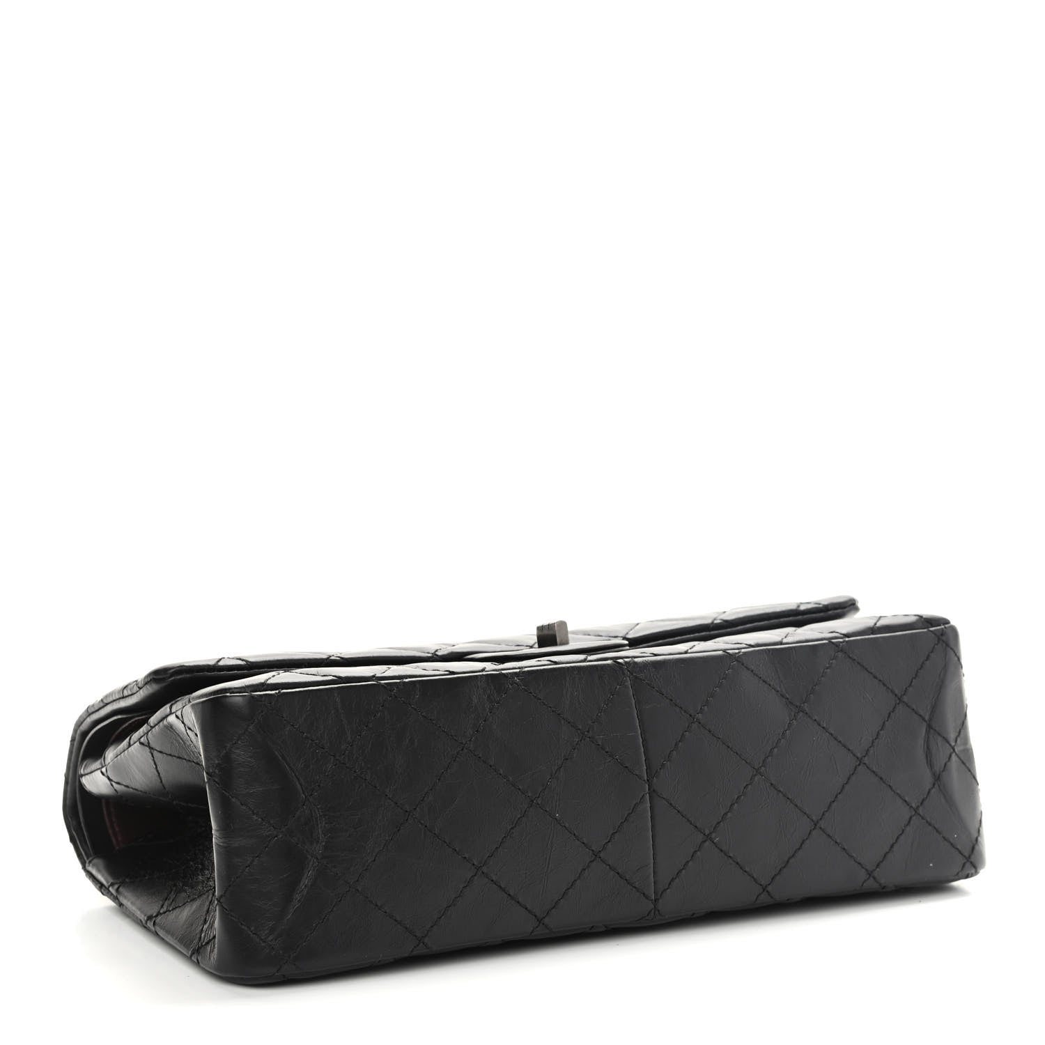 Chanel Aged Calfskin Quilted 2.55 Reissue 226 Flap Black 4 of 11