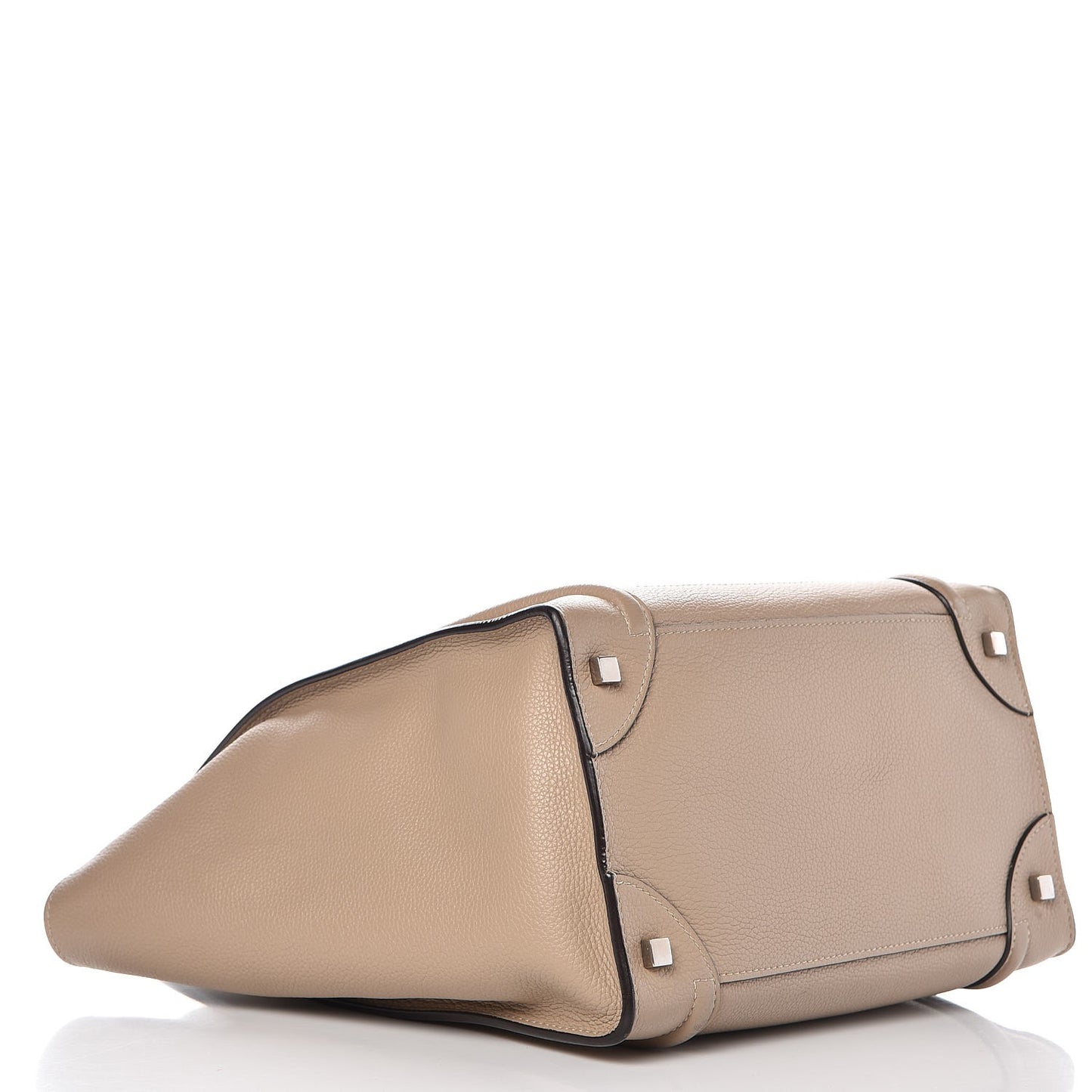 Drummed Calfskin Mini Luggage Dune