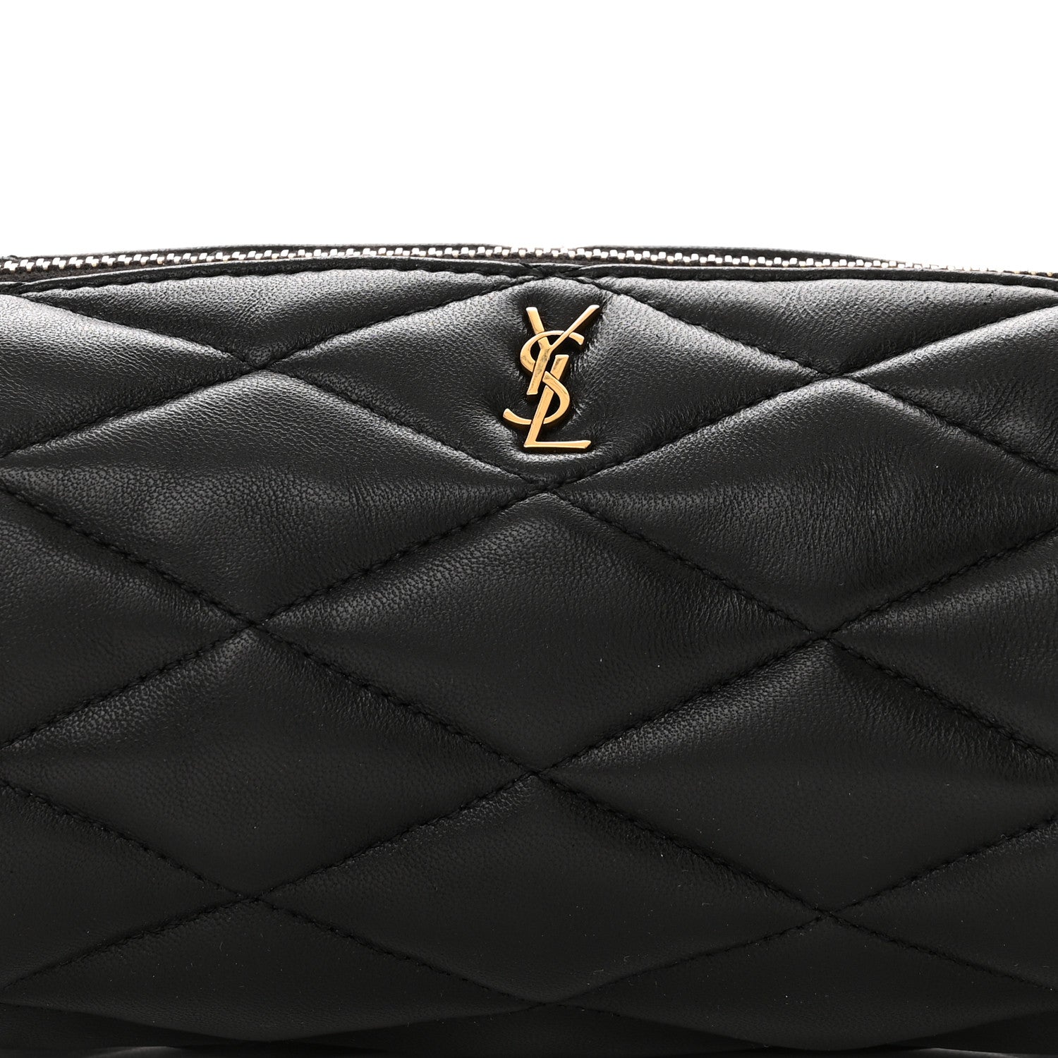 Saint Laurent Lambskin Monogram Mini Sade Tube Bag Black 8 of 10
