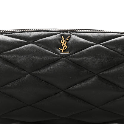 Saint Laurent Lambskin Monogram Mini Sade Tube Bag Black 8 of 10