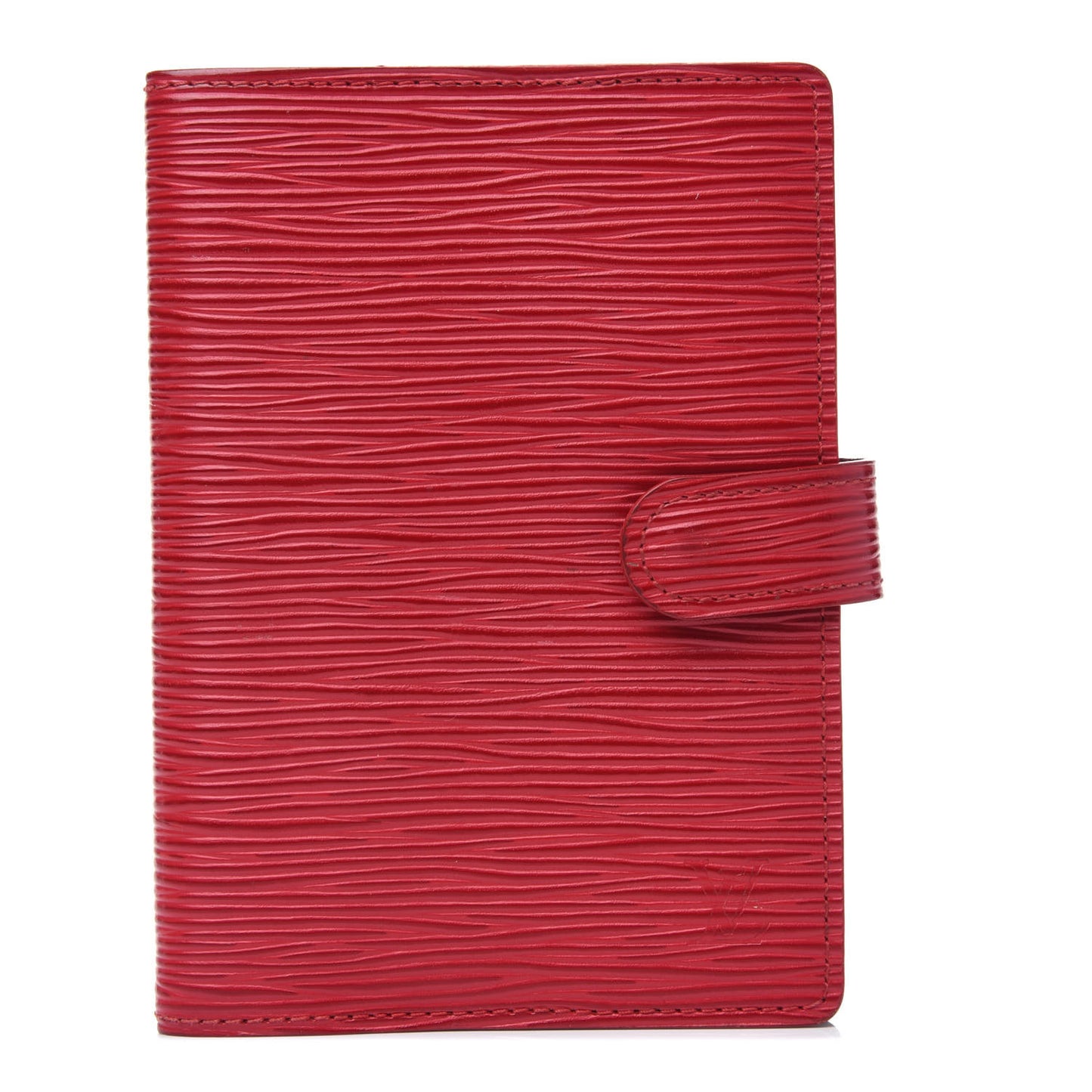 Epi Small Ring Agenda Cover Rouge