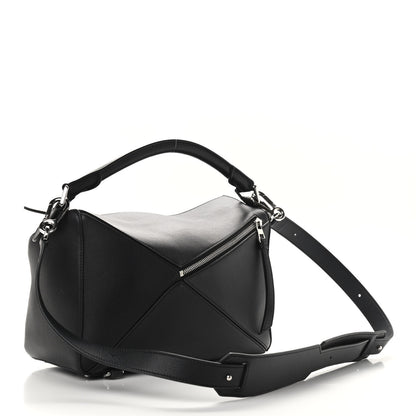 Loewe Calfskin Medium Puzzle Bag Black 3 of 8