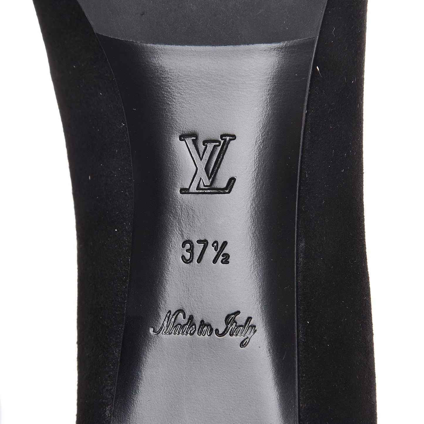 Suede Uniformes Pump 37.5 Black