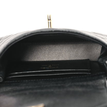 Chanel Caviar Quilted Coco Handle Clutch With Chain Black 5 of 11
