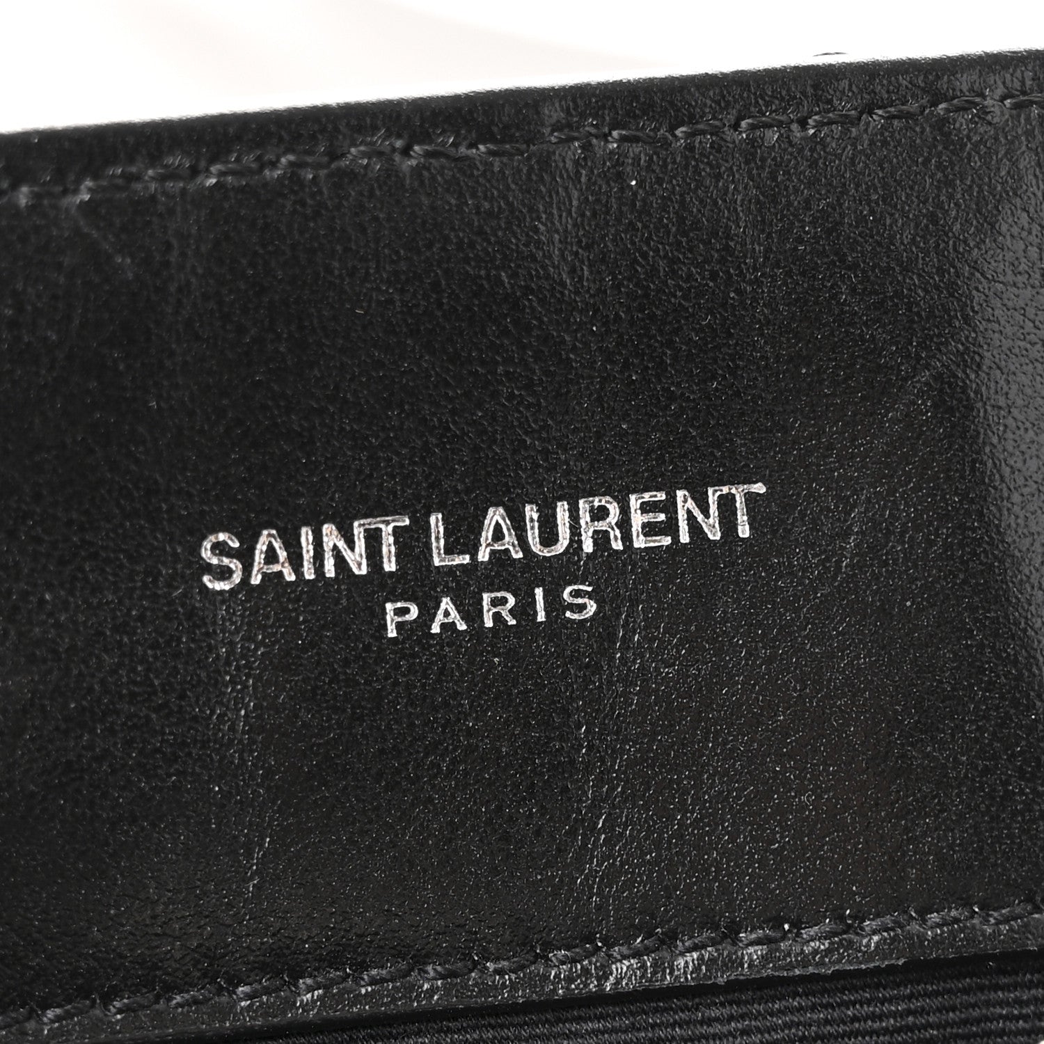 Saint Laurent Calfskin Y Quilted Monogram Medium Loulou Chain Satchel Black 10 of 25
