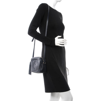 Gucci Pebbled Calfskin Small Soho Disco Bag Blue 2 of 7