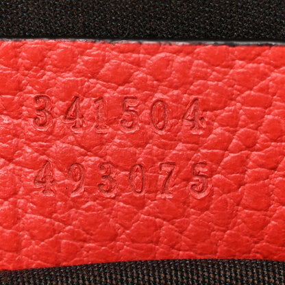 Gucci Calfskin Mini Dome Bag Sporting Red 7 of 13