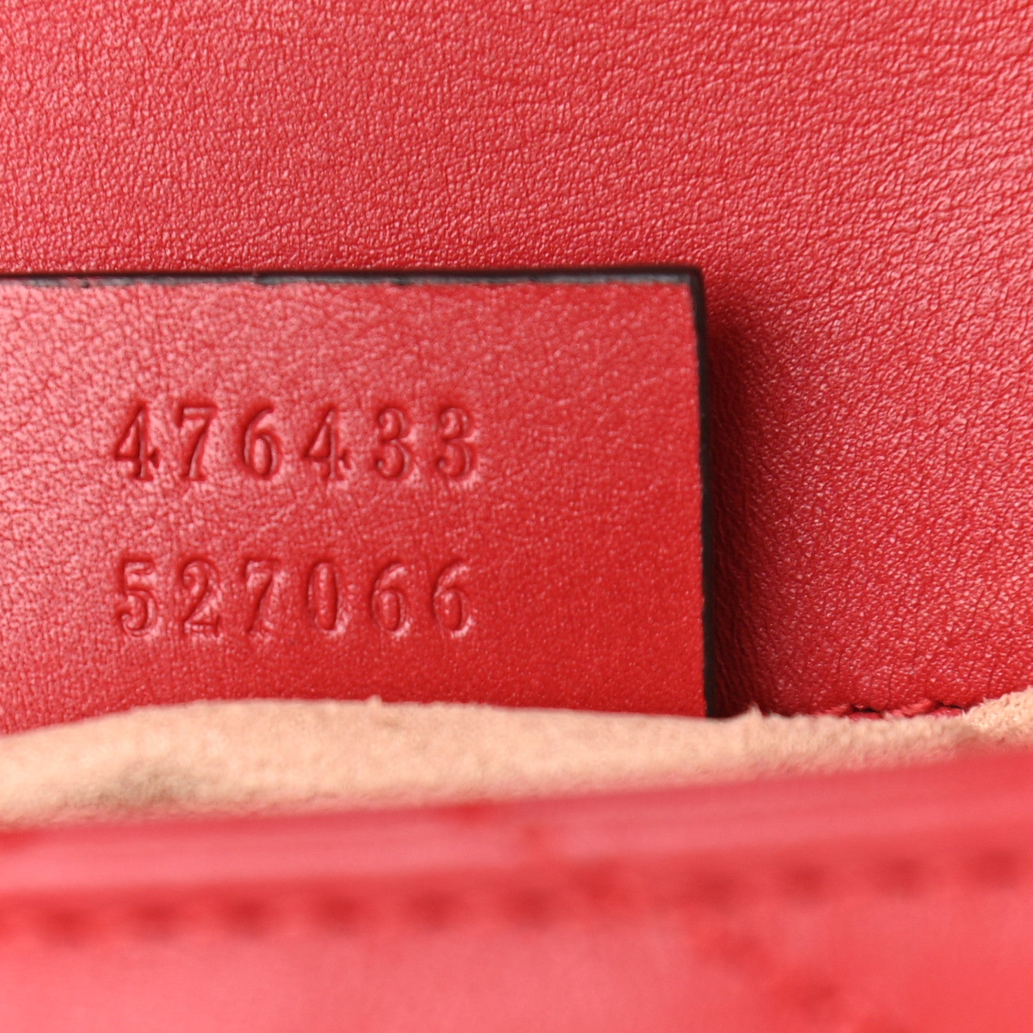 Gucci Calfskin Matelasse Super Mini GG Marmont Shoulder Bag Hibiscus Red 7 of 13