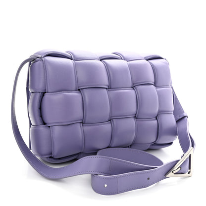 Bottega Veneta Nappa Maxi Intreccio Padded Cassette Crossbody Bag Lavender 3 of 10