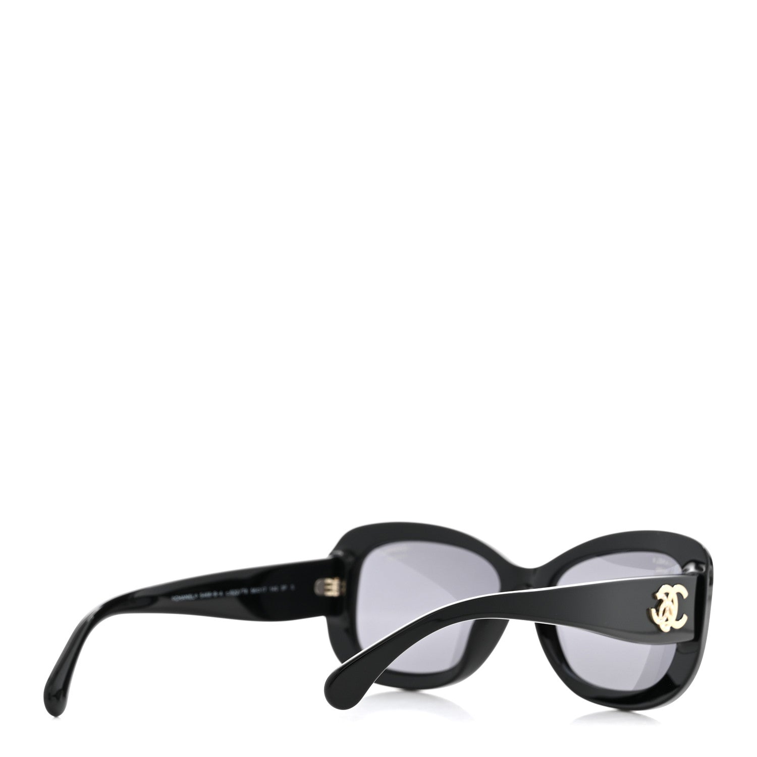 Chanel Acetate Polarized CC Sunglasses 5468-B-A Black 1939876