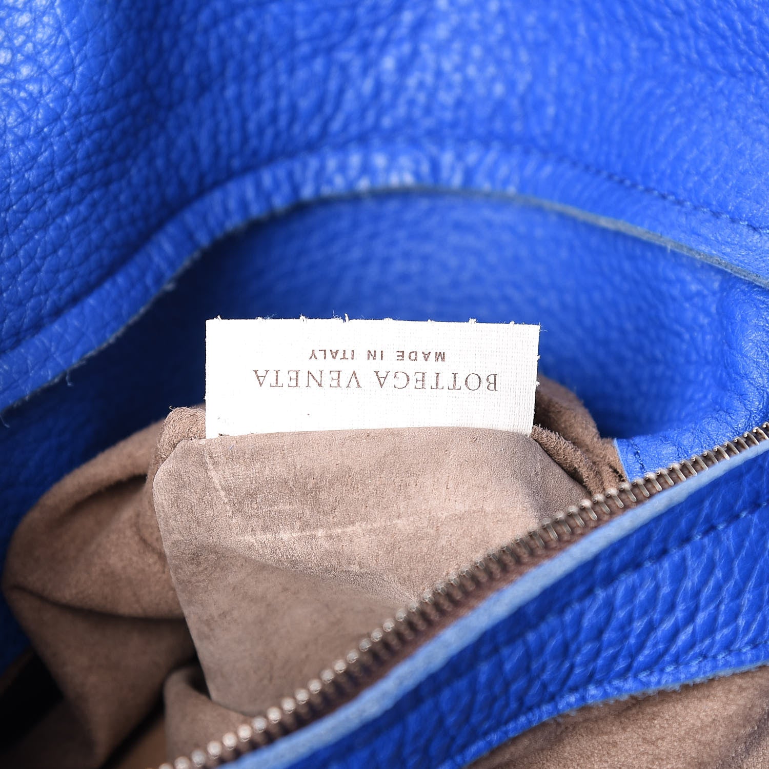 Bottega Veneta Cervo Deerskin Large Hobo Signal Blue 7 of 14