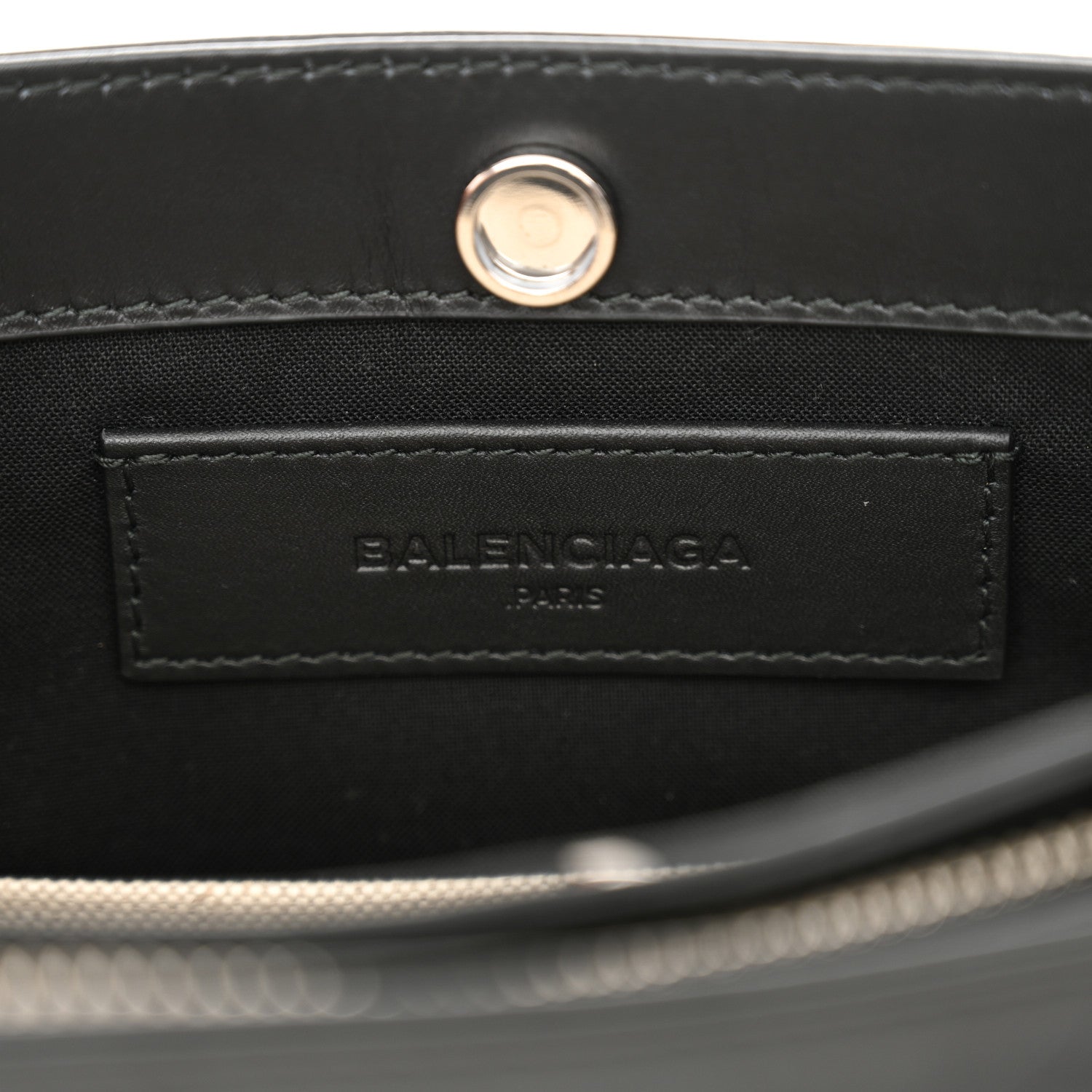 Balenciaga Cotton Canvas Pochette Crossbody Bag Black 6 of 11