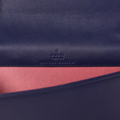 Gucci Velvet Matelasse GG Marmont Mini Bag Cobalt Blue 6 of 7
