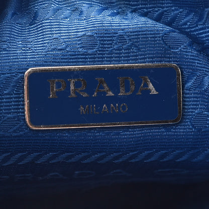 Prada Tessuto Nylon Gaufre Shoulder Bag Light Blue 8 of 11