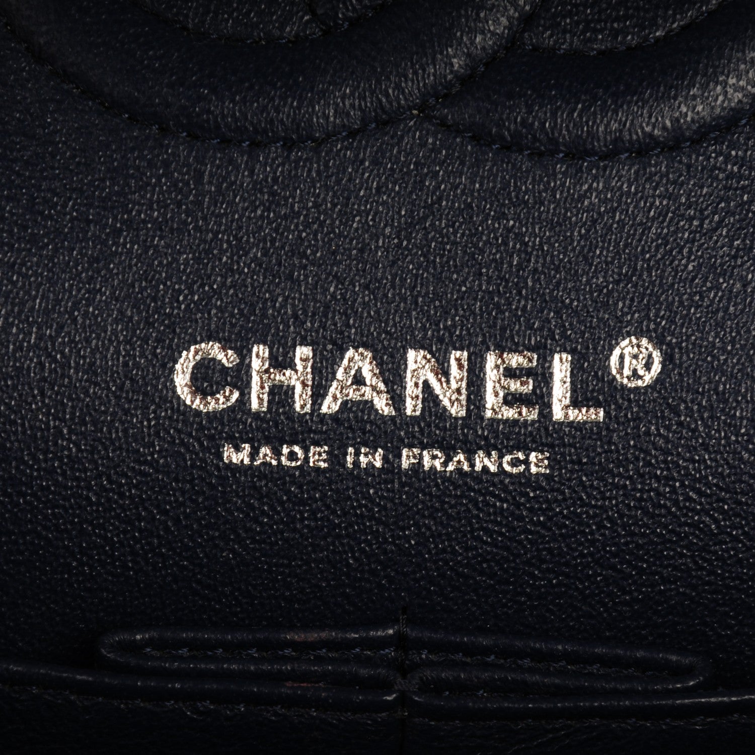 Chanel Lambskin Quilted Medium Double Flap Navy 7 of 8