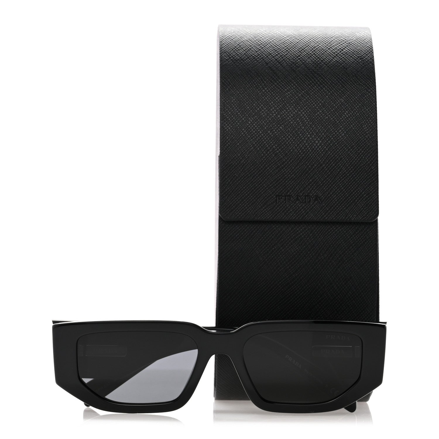 すーら★　0911 Prada Acetate Sunglasses SPR 09Z Black 1813503 – FASHIONPHILE