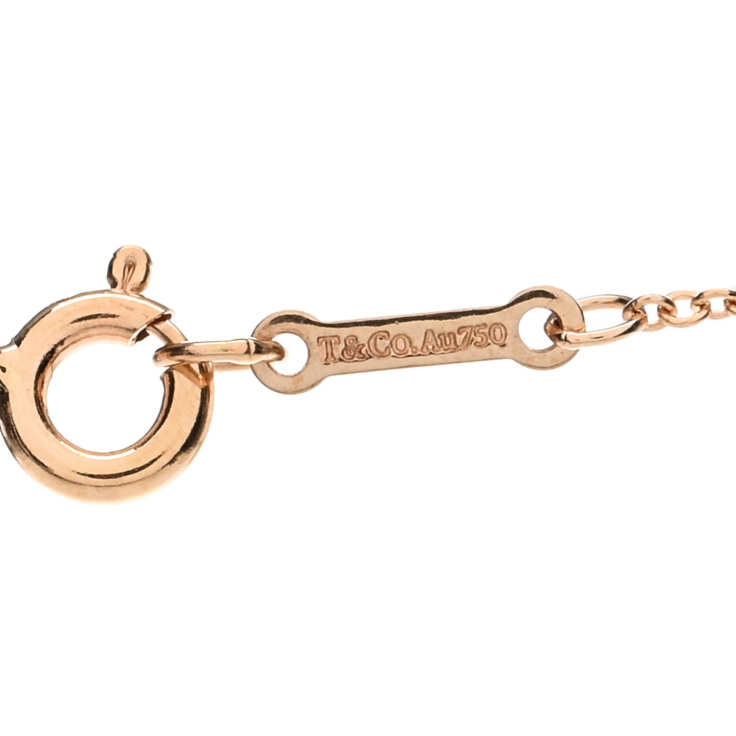 18K Rose Gold Mini Paloma Picasso Graffiti X Pendant Necklace