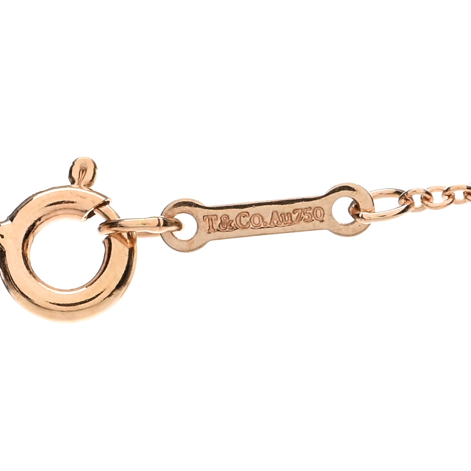 Tiffany 18K Rose Gold Mini Paloma Picasso Graffiti X Pendant Necklace 4 of 5