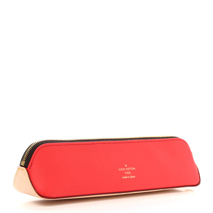 Louis Vuitton Monogram Monogram 2021 Christmas Animation London Elizabeth Pencil Pouch Coquelicot 3 of 8