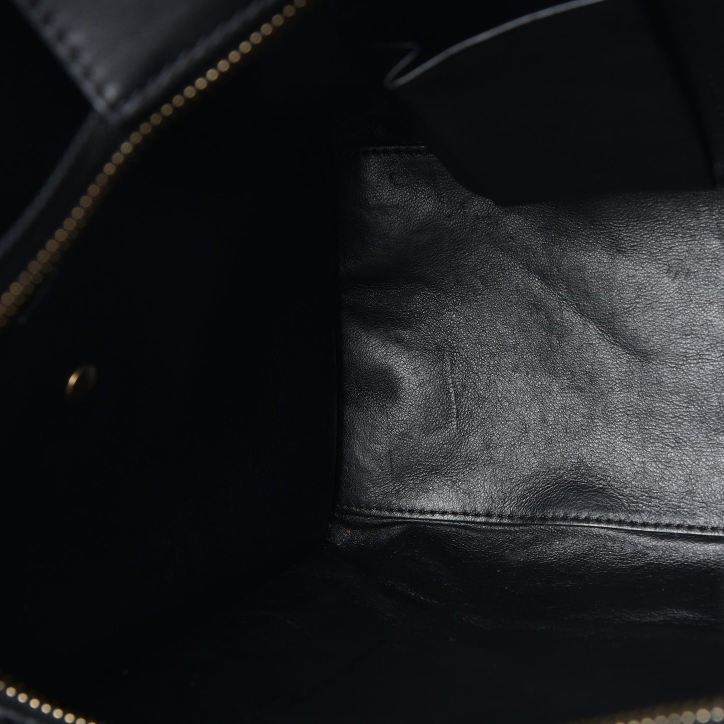 Smooth Calfskin Micro Luggage Black