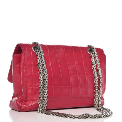 Chanel Aged Calfskin Chocolate Bar Reissue Mademoiselle Flap Pink 6 of 15