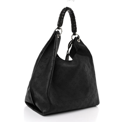 Louis Vuitton Mahina Carmel Hobo Black 3 of 9