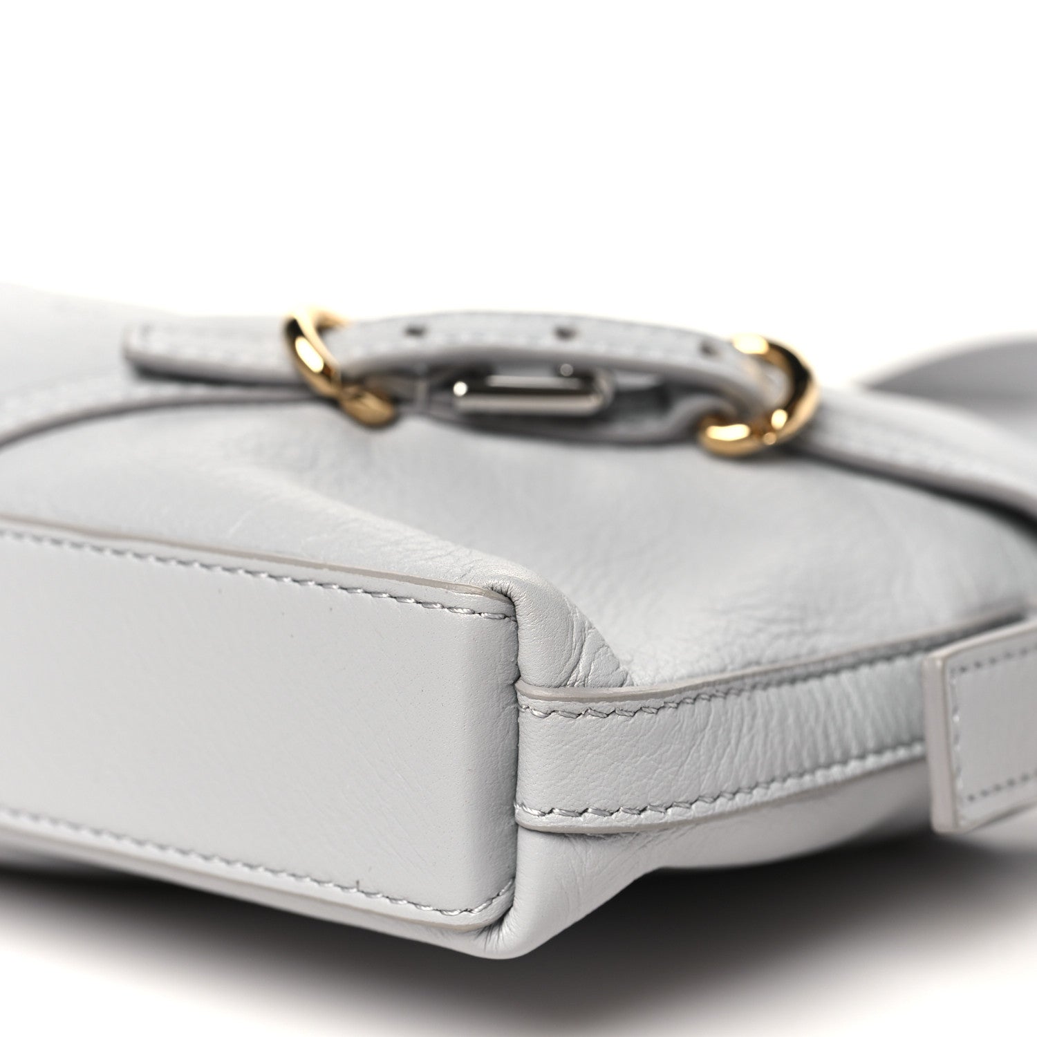Givenchy Tumbled Calfskin Mini Voyou Boyfriend Party Bag Light Grey 10 of 11