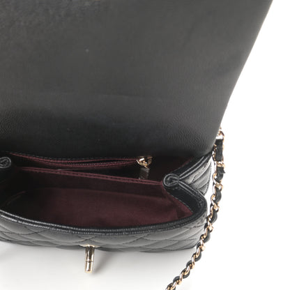 Chanel Caviar Quilted Extra Mini Coco Handle Flap Black 5 of 12