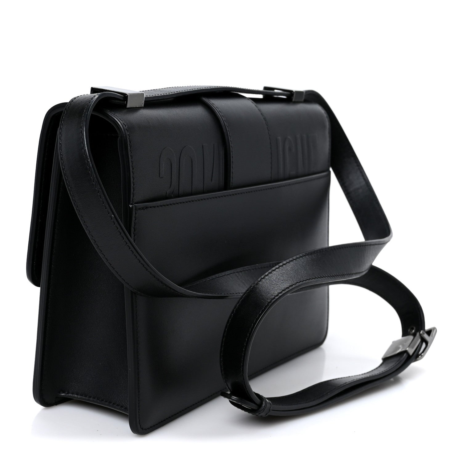 Christian Dior Box Calfskin 30 Montaigne Flap Bag Black 2 of 10