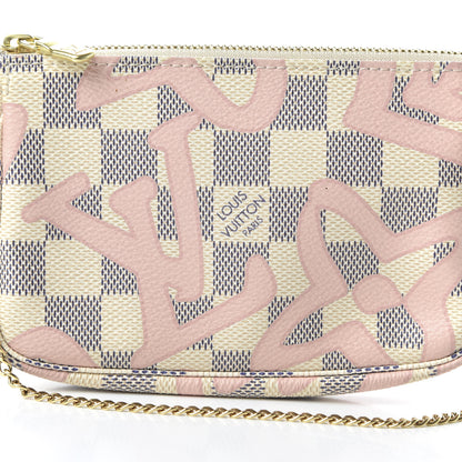 Louis Vuitton Damier Azur Tahitienne Mini Pochette Accessories 10 of 11