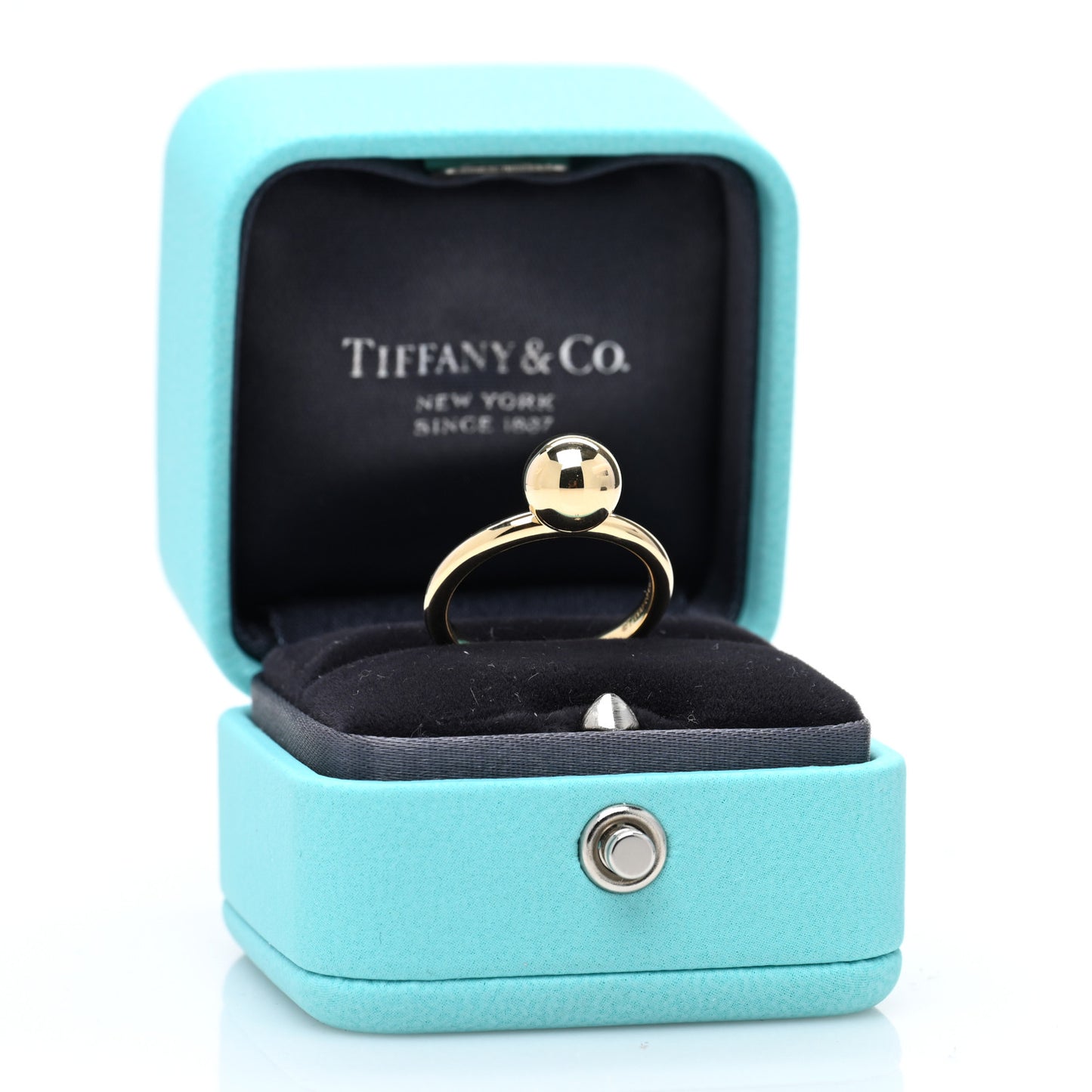 18K Yellow Gold 8mm Hardwear Ball Ring 50 5.25