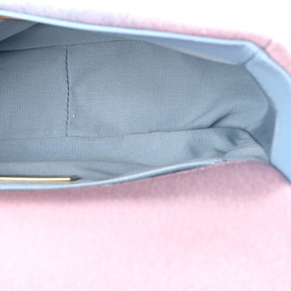 Chanel Denim Quilted Medium Chanel 19 Flap Blue Pink 5 of 11