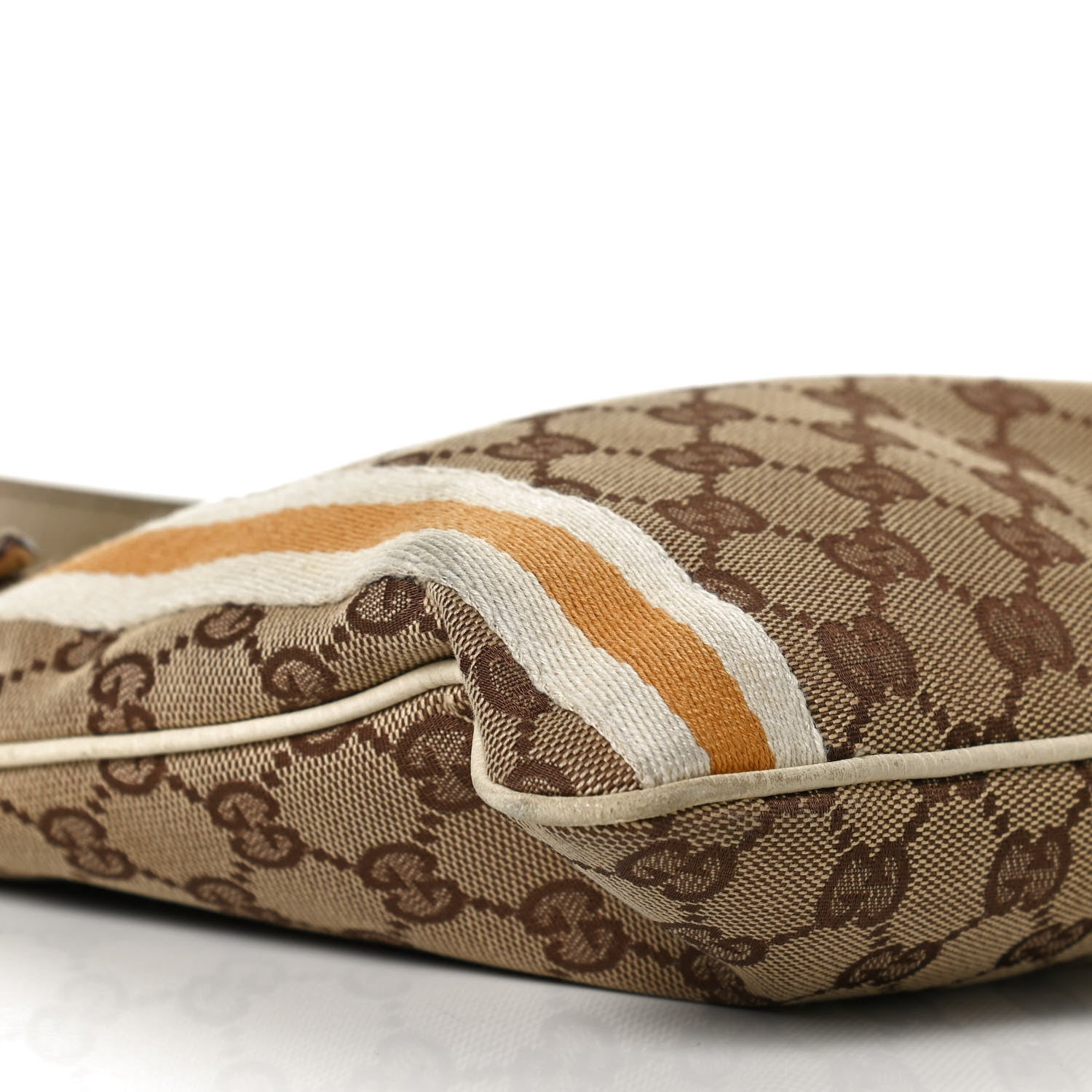 Gucci Monogram Web Jolicoeur Charms Messenger White 8 of 12