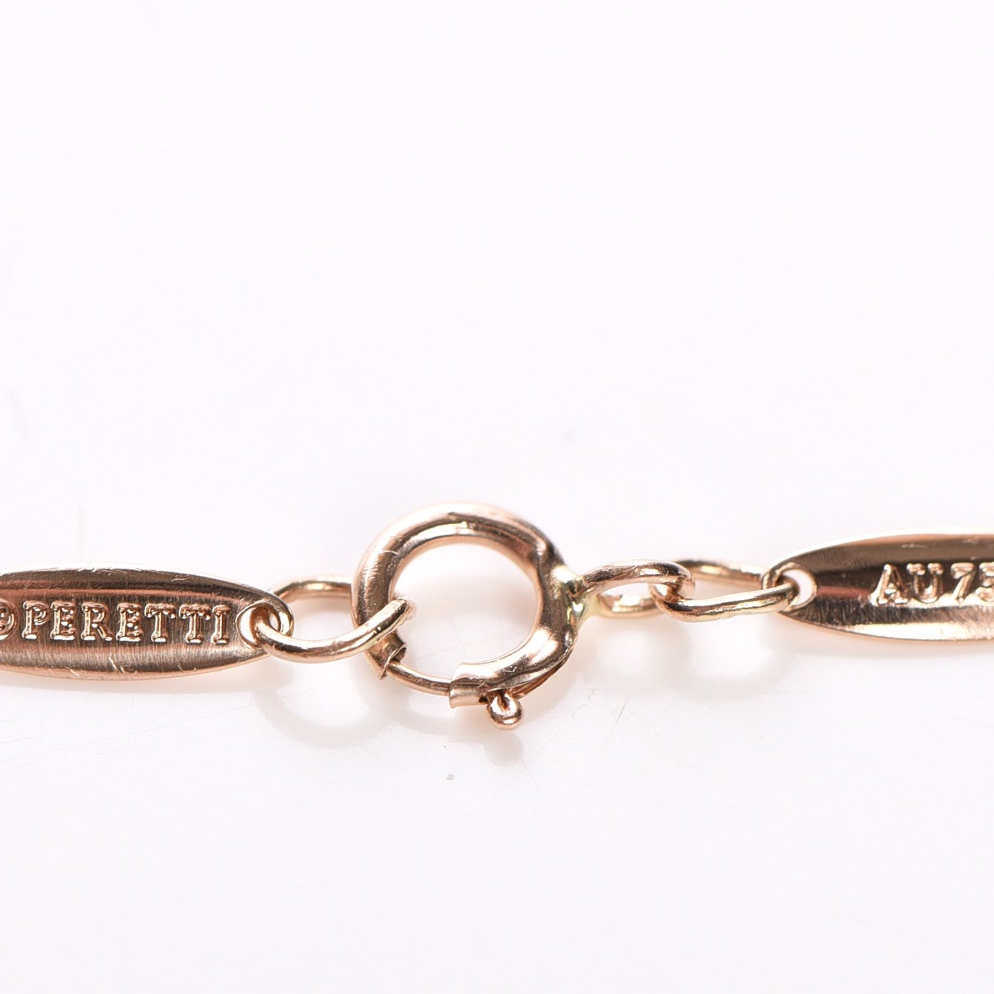 18K Rose Gold Diamond .09ctw Elsa Peretti Diamonds by the Yard Bracelet