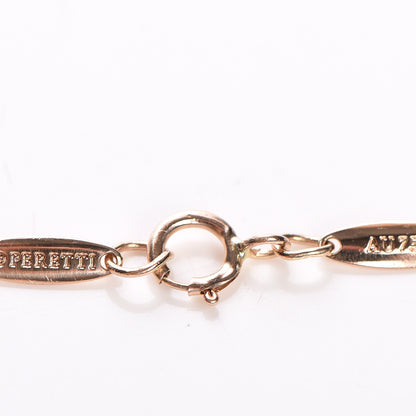 Tiffany 18K Rose Gold Diamond .09ctw Elsa Peretti Diamonds by the Yard Bracelet 9 of 12