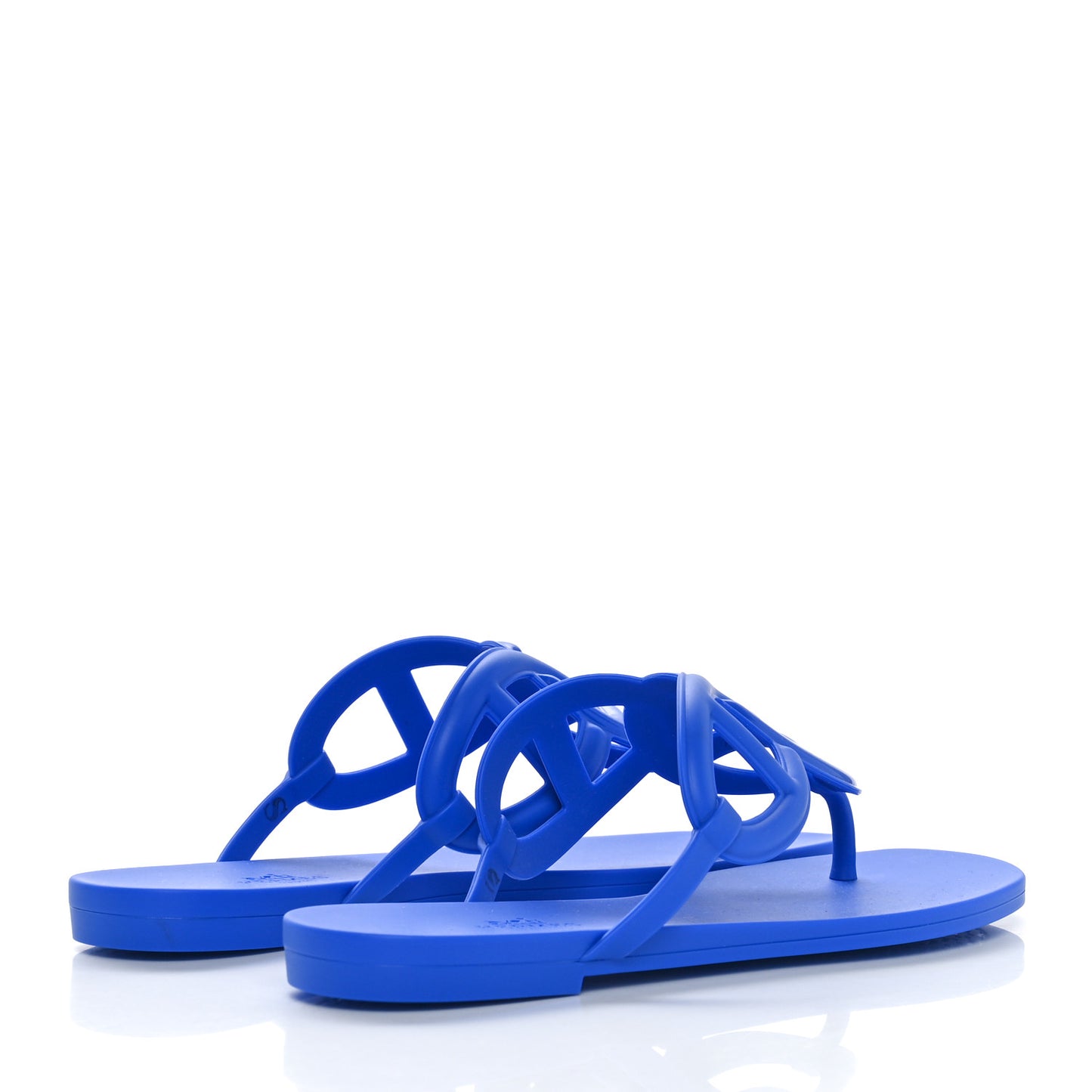Rubber Womens Egerie Sandals 38 Bleu Outremer