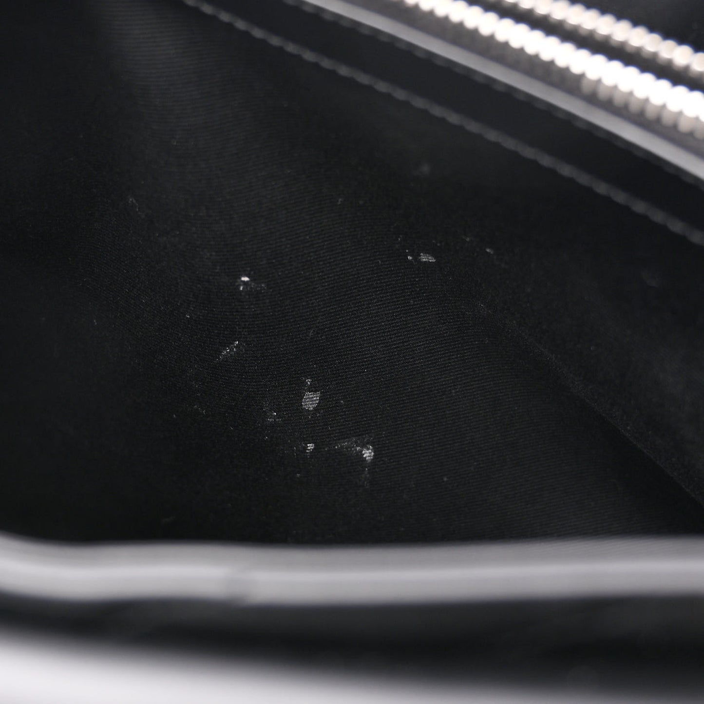 Calfskin Y Quilted Monogram Medium Loulou Chain Satchel Black