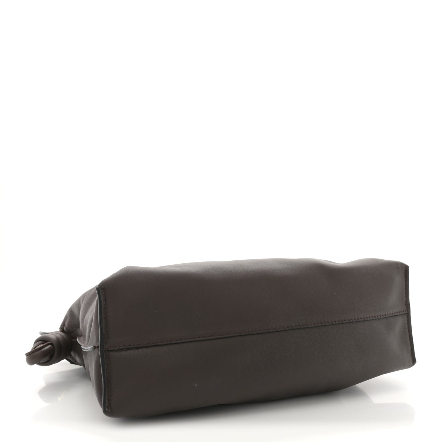 Nappa Medium Flamenco Knot Bag Chocolate