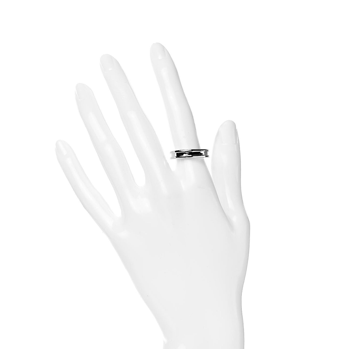 18K White Gold B.Zero1 One-Band Ring 51 5.75