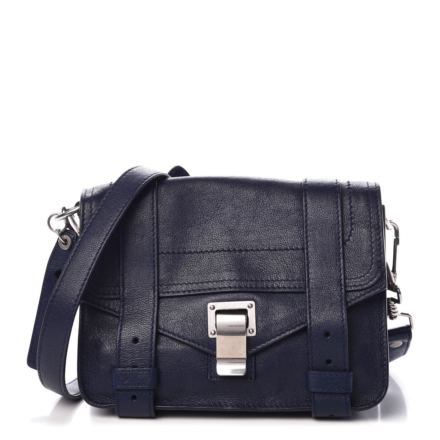 Proenza Schouler Lambskin PS1 Mini Crossbody Bag Indigo 1 of 8